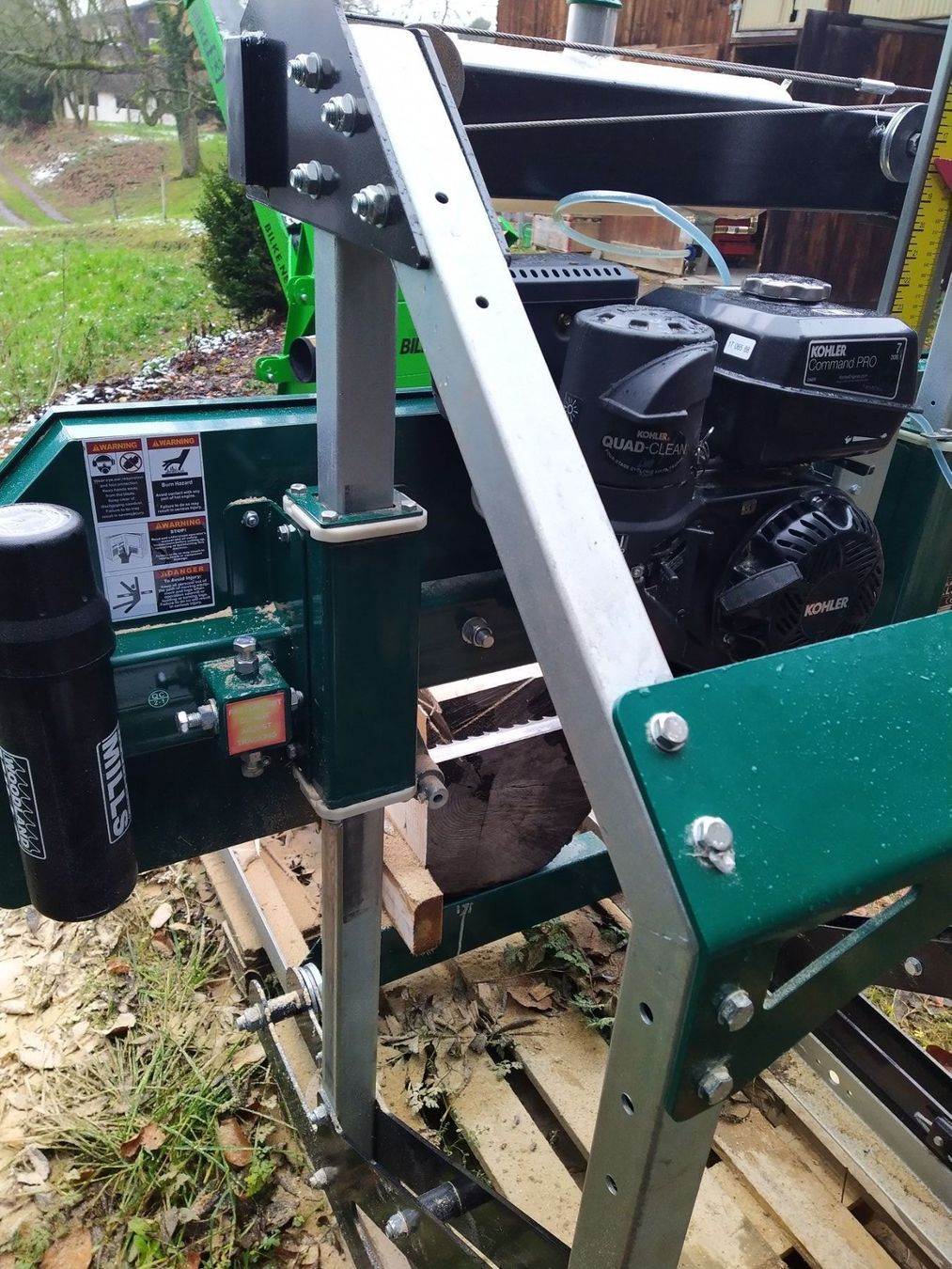 Seghe: Mobile Bandsäge mit Benzin oder Elektromotor – Usato da Kastanienbaum venduto da acapulco 5