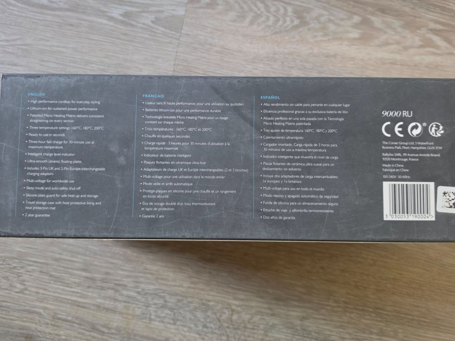 BaByliss Lockenstäbe & Haarglätter: Babyliss 9000 Cordless Straightener – Neu (gemäss Beschreibung) aus Le Bry von Alfaromeo07 4
