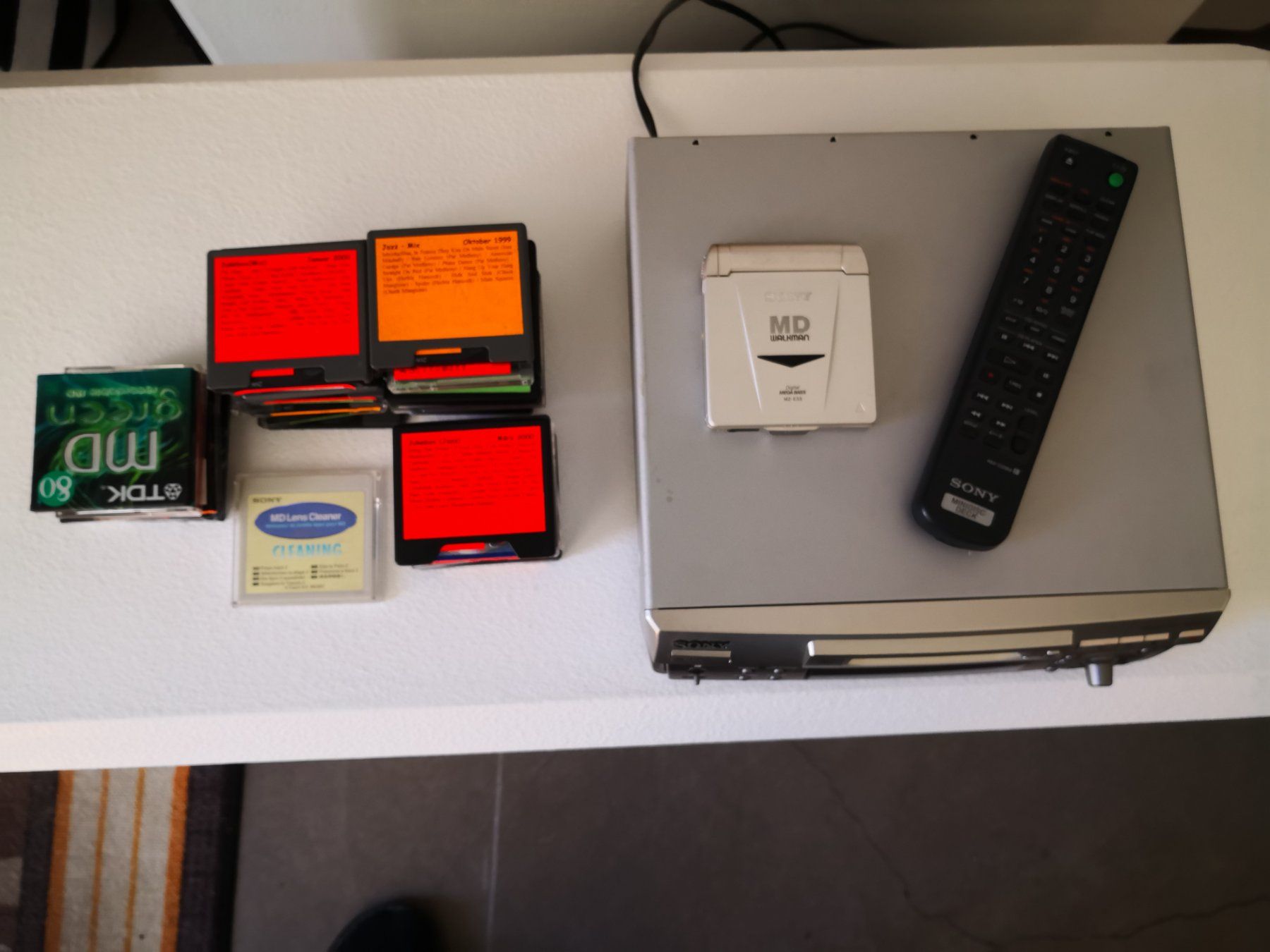 Sony Minidisc: Mini Disc Komplett Set – Gebraucht aus Ulisbach von Jacobli