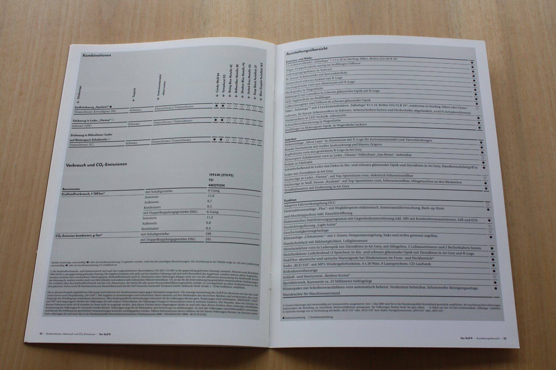 VW Documents: VW Golf R Prospekt 10/2010 – D'occasion à Wikon par erwin400 9