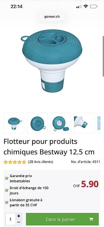 Piscine: Piscine BESTWAY 300x201x66 – Usato da Grand-Lancy venduto da Dsfo 2