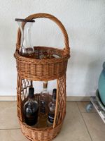 Vintage Korb Bar für Getränke