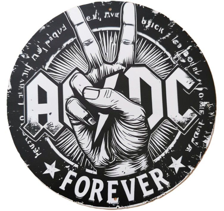 Insegne: AC/DC - Blechschild  (neu/OVP) – Nuovo e nell'imballaggio originale da Wilen b. Wollerau venduto da morethanmusic