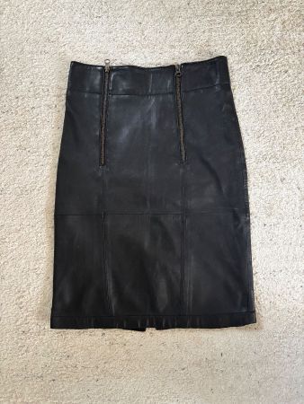 Leather skirt - size XS-S