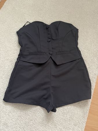 Damen Set schwarz trägerlos