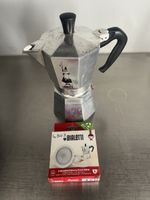 Bialetti Moka Express (6 Tassen) inkl. originalem Ersatzdich