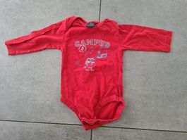 Baby Body Naturaline rot Grösse 68 Bio Baumwolle 