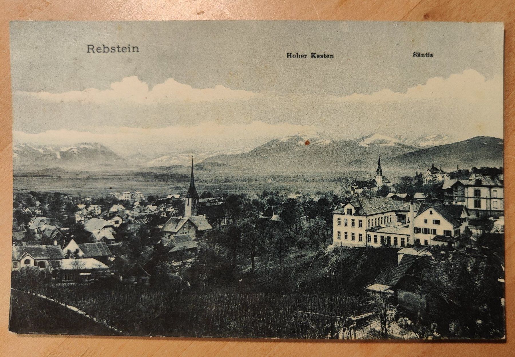 Cartoline postali: Rebstein um 1910 – Usato da St. Erhard venduto da Chaeferli6