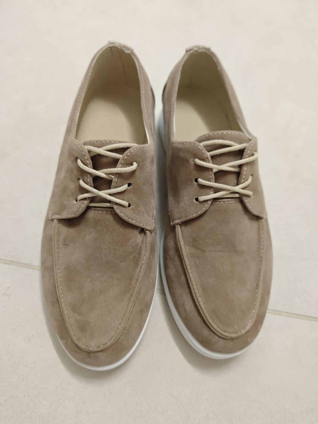 Scarpe da uomo: Schnürschuhe beige Grösse 38 neu – Nuovo (secondo la descrizione) da Niederrohrdorf venduto da TK8700 1