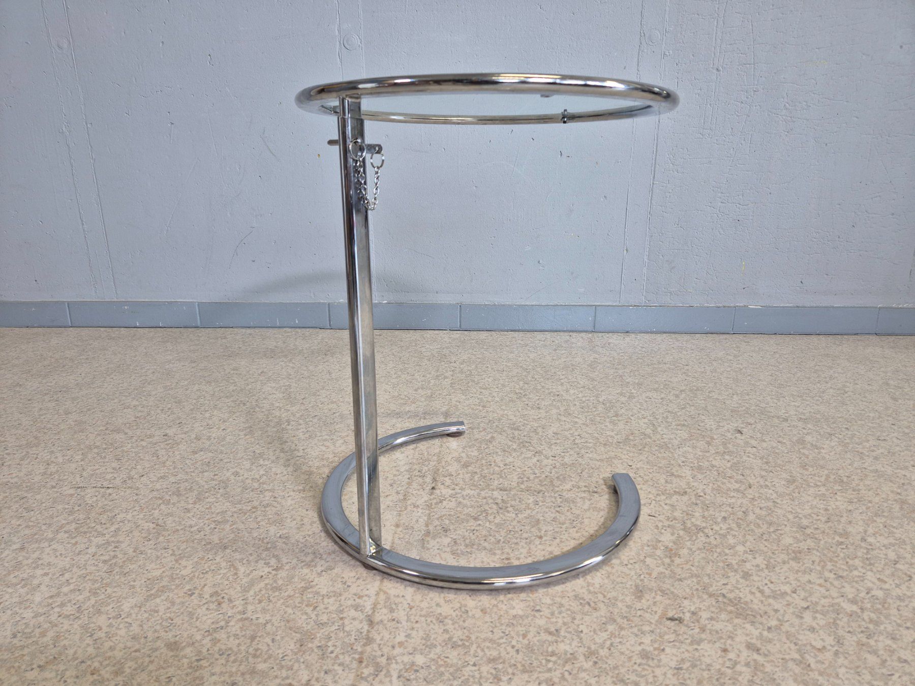 Tables: Beistelltisch Coffee-Table Style Eileen Gray Chrom Glastisch – D'occasion à Nottwil par Wondewa-Shop 8