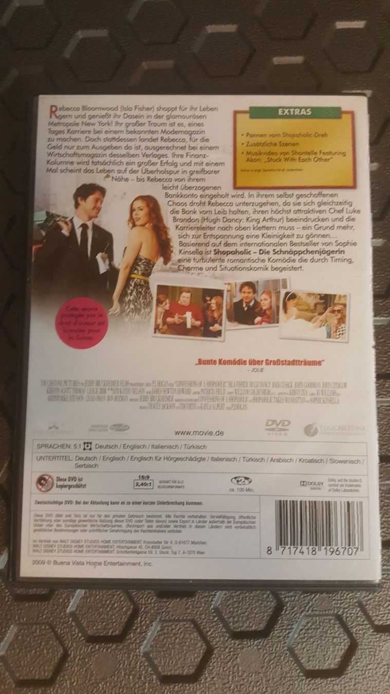 Alle DVDs: DVD Shopaholic Die Schnäppchenjägerin – Gebraucht aus Dierikon von sanpaplo 1