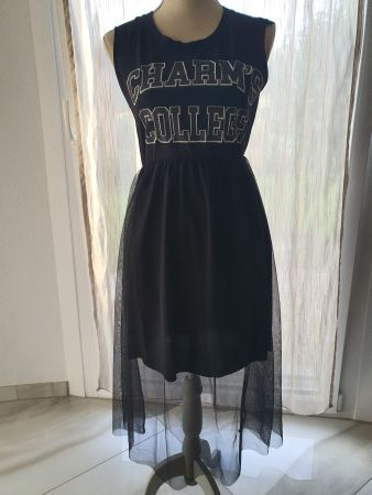 Robe noire jeune fille S.