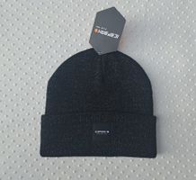 NEU! Tolle ICEPEAK Mütze Beanie Schwarz/Silbern