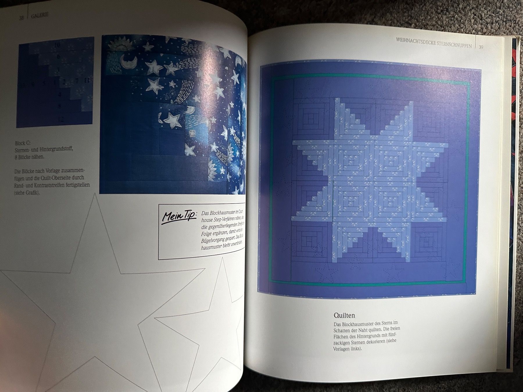 Libri: Quilten & Patchwork klassische Muster schnell genäht 80 sei – Usato da Buchs SG venduto da Billikatze5 6