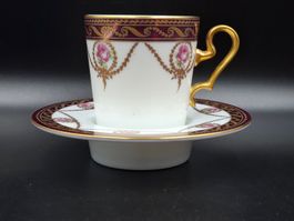 Ohashi China Rokoko 18 Jahrhundert Demitasse Tasse Japan 50s