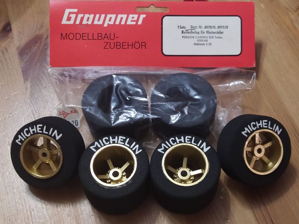 GRAUPNER Reifen für Porsche + Ferrari | Kaufen auf Ricardo
