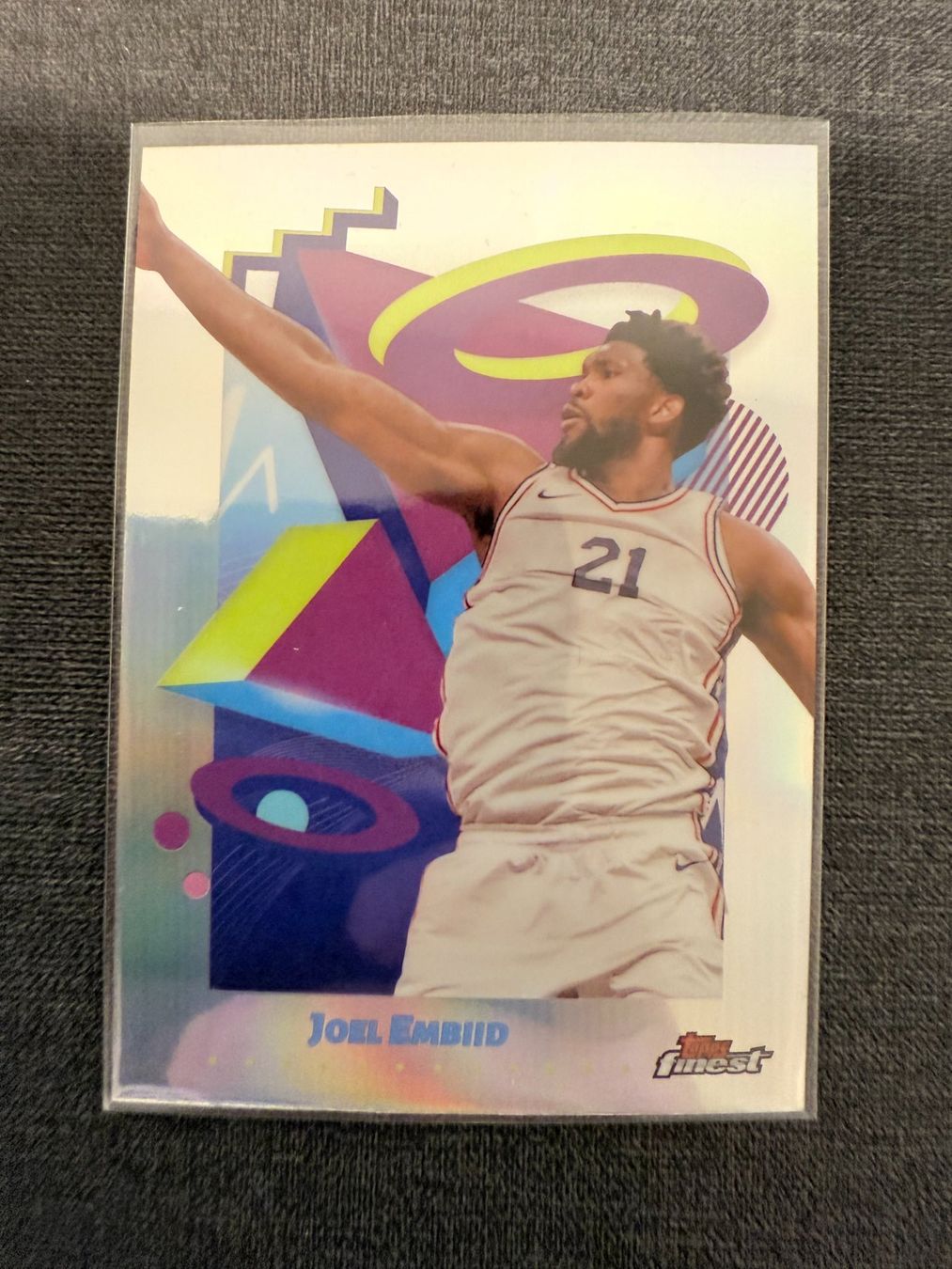 Topps Carte collezionabili: Topps finest Joel Embiid NBA Refractor – Usato da Burgdorf venduto da Sports_Cards_3400