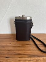 XXL Flachmann Edelstahl 1.8 Liter mit Ledertasche