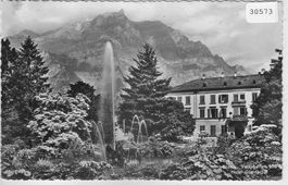 Glarus - Volksgarten und Hotel