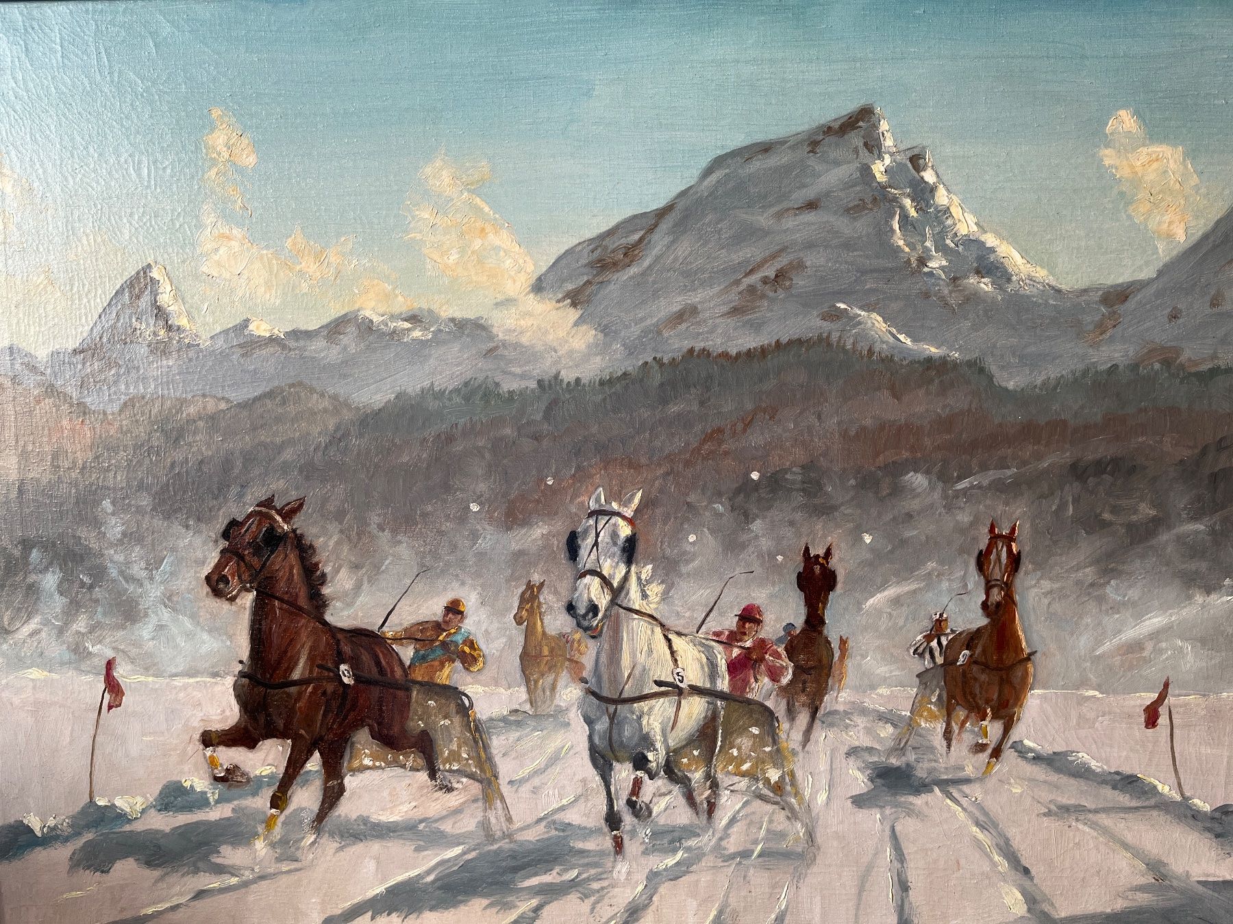 Tableaux: Franz Hienl Merre St. Moritz – D'occasion à Untervaz par Kunstegga
