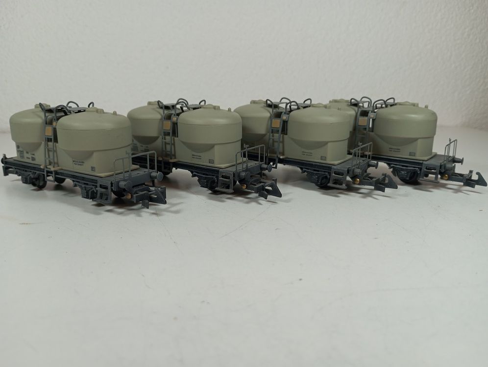 WESA: 4 x Zementsilo-Wagen / wagons à ciment (Gebraucht) in Fontaines ...