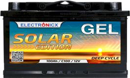 Electronicx Solarbatterie 100 AH 12V