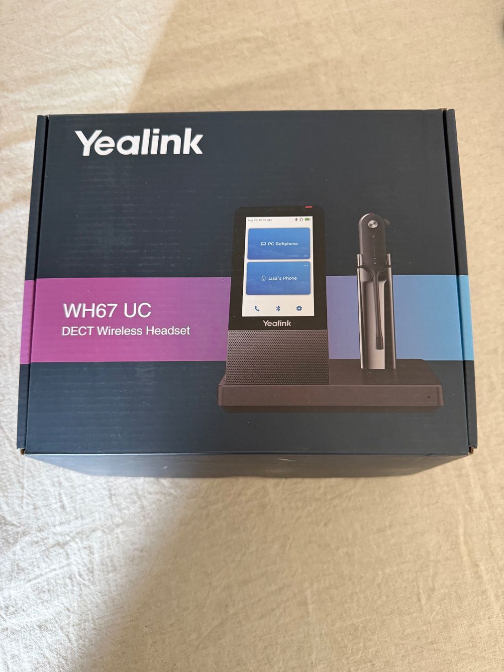 Yealink Telefoni: Yealink WH67 UC Wireless DECT Headset mit Touchscreen & OVP – Nuovo (secondo la descrizione) da Wetzikon ZH venduto da jen_62zf 2