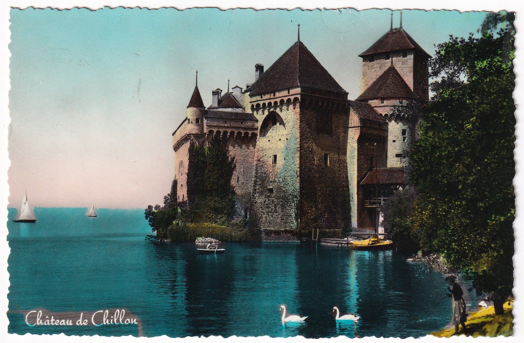 Cartoline postali: Château de Chillon – Usato da Cormoret venduto da Pascalll2001