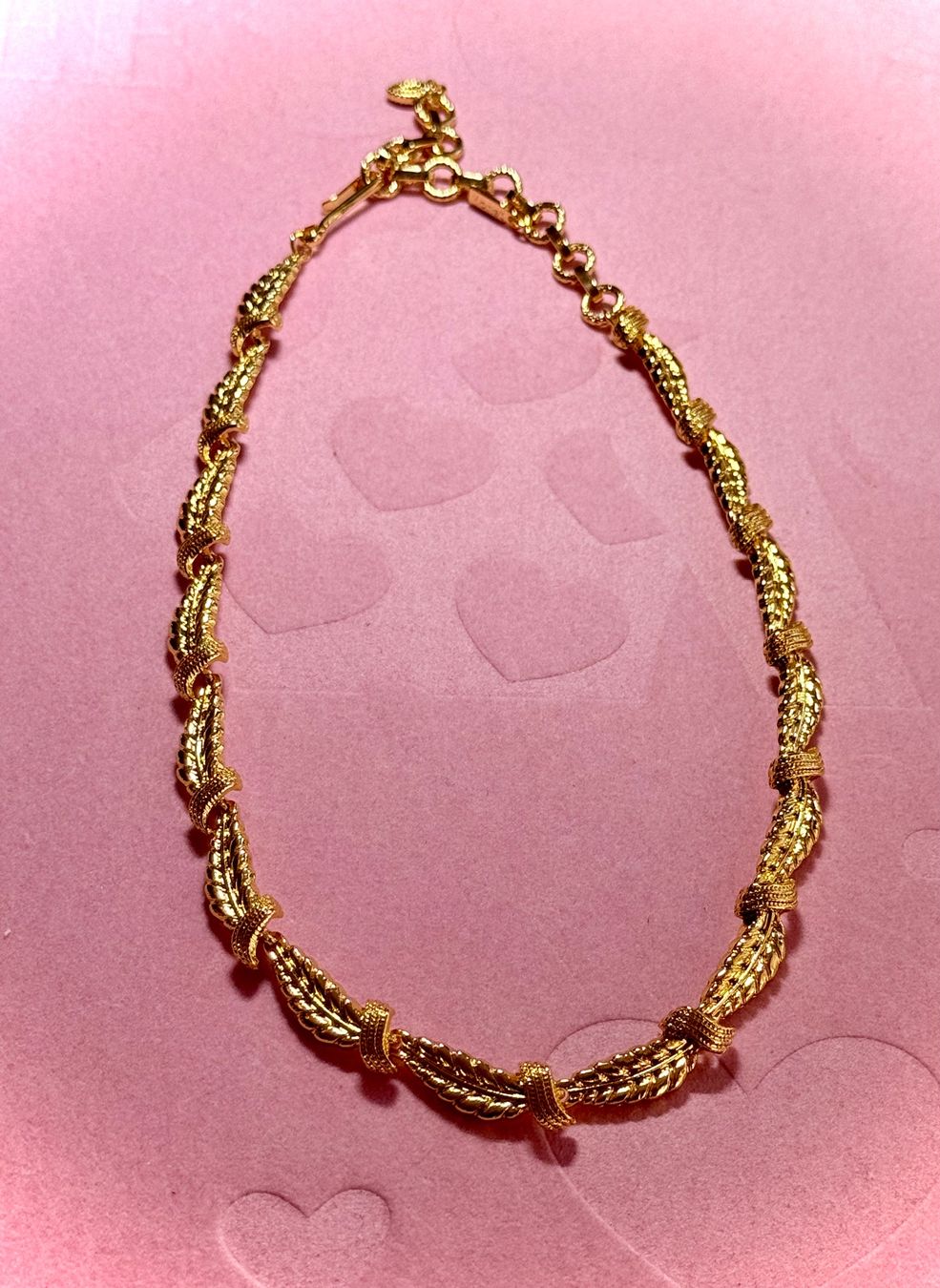 Catenine: Collier style vintage épi de blé – Nuovo e nell'imballaggio originale da St-Maurice venduto da Sandrinette123 2