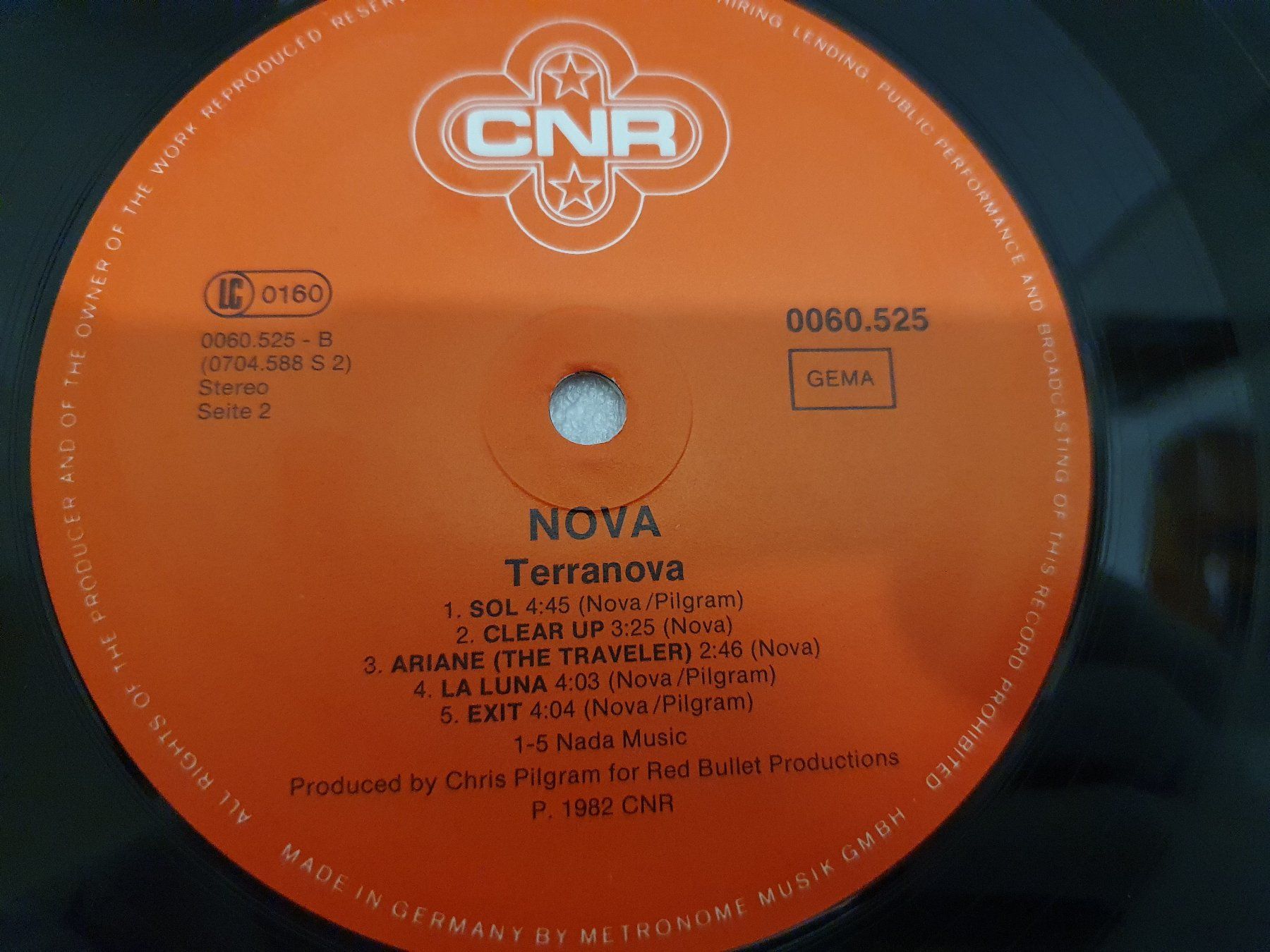 Dischi in vinile: Nova – Terranova – Usato da Uster venduto da Vinyl-Leidenschaft 5