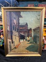 HUILE SUR PANNEAU SIGNÉE KELLER ET DATÉE 1922