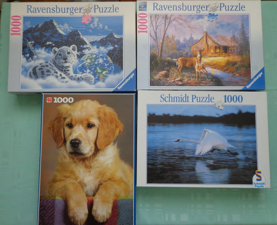 LHJOY Holzpuzzle 1000 Teile – Deutscher Drahthaar Hund Als Motiv, Fertig 75x50 Cm, Entspannendes Puzzle Für Erwachsene & Kinder