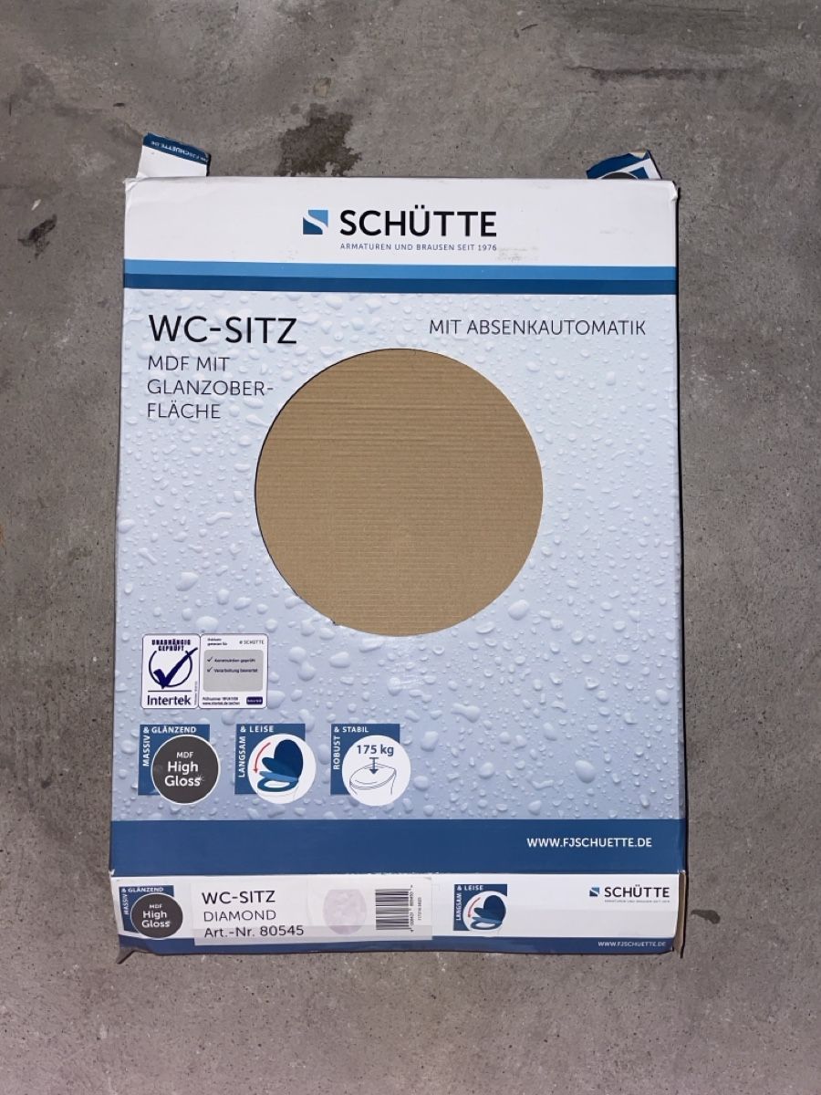 WC: WC-Sitz Schütte Diamond neu – Nuovo e nell'imballaggio originale da Aarau venduto da sim_29mj 2