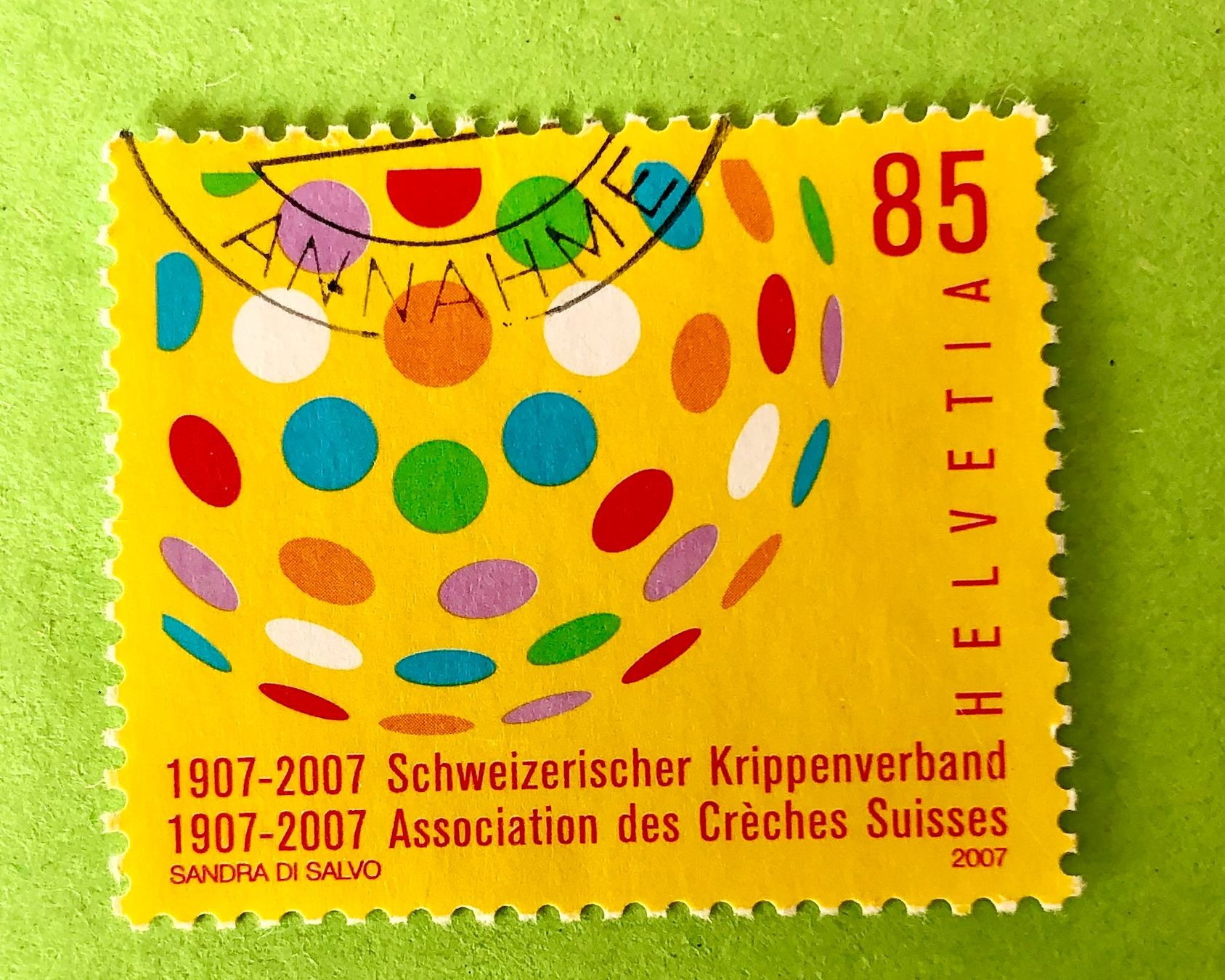 Alle Briefmarken: Nr.1235 Krippenverband GESTEMPELT    – Gebraucht aus Aarau von Billa007