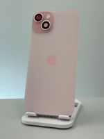 Vitre Cache Arrière iPhone 15 Plus Rose avec aimants