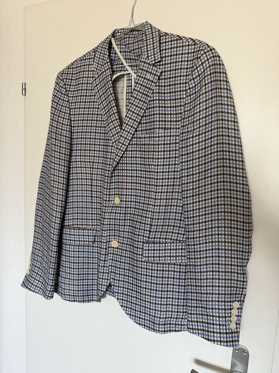 Giacche: Elegantes Sakko / Blazer mit Karomuster - Grösse 50 – Usato da Dussnang venduto da Chnurri1 1