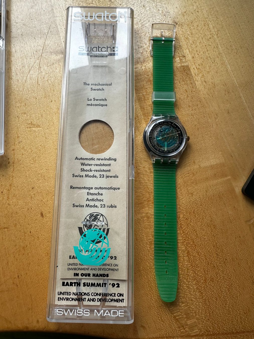 Swatch Orologi: Swatch Earth Summit 1992 – Usato da Birmensdorf ZH venduto da Broesli 1