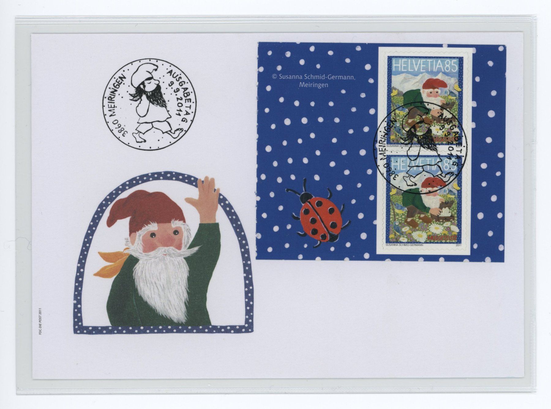 Tutti i francobolli: Sondermarken Muggestutz 2011, Combo-FDC – Usato da Utzigen venduto da sprint.007 1