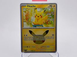 30 Jahre - Pikachu  (30C 25) - DE