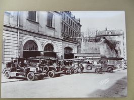 Alte Foto-Ansichtskarte Feuerwehr Genf