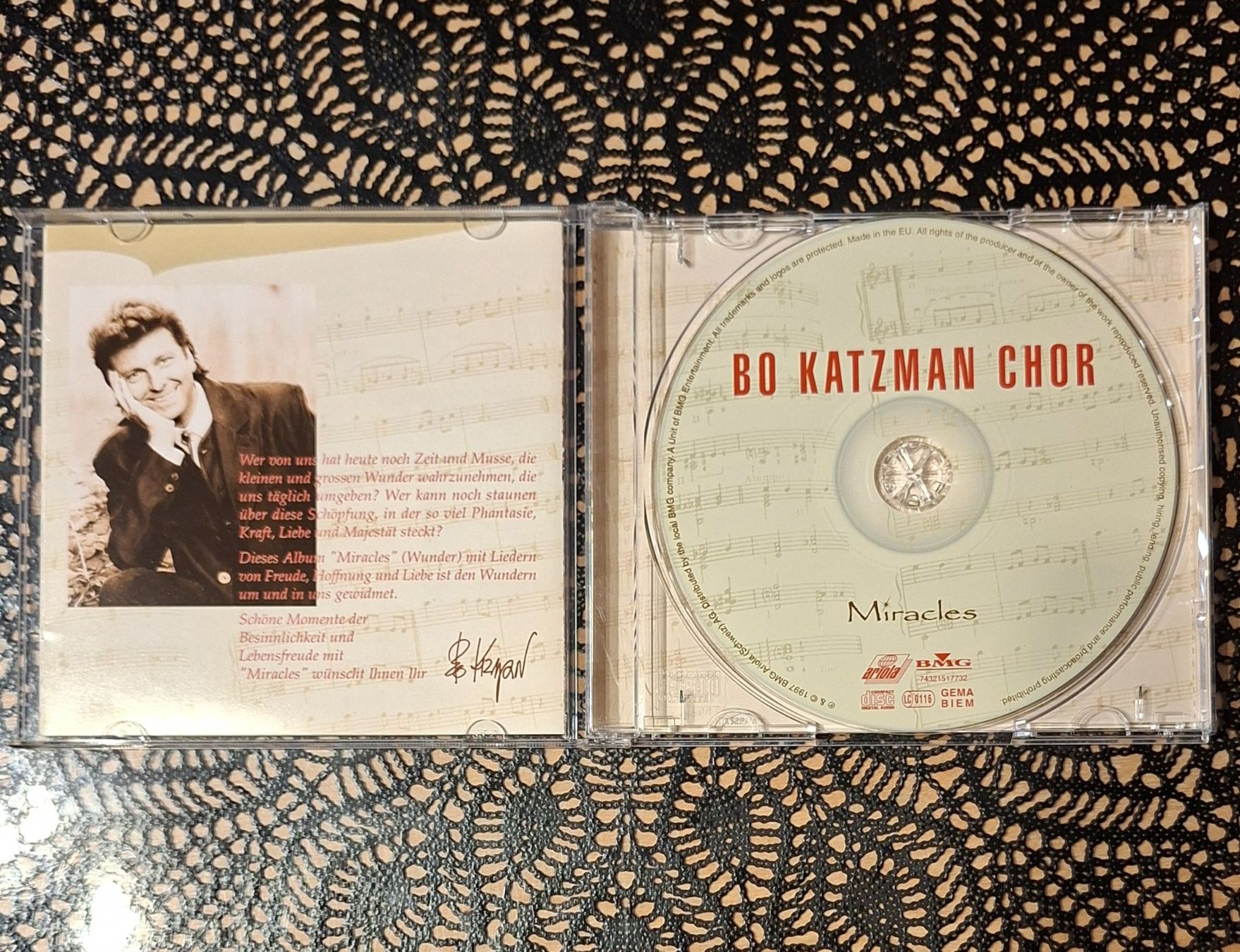 CD: Bo Katzmann Chor - Miracles, CH Pop CD Album 1997 – Usato da Schönenberg TG venduto da Gregolino76 2