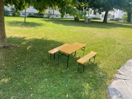 Kinder Festbank Holz  Lieferung Gratis