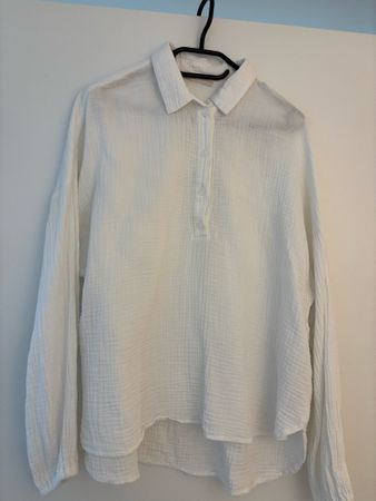Tunika aus Musslin weiss XL von Esprit 