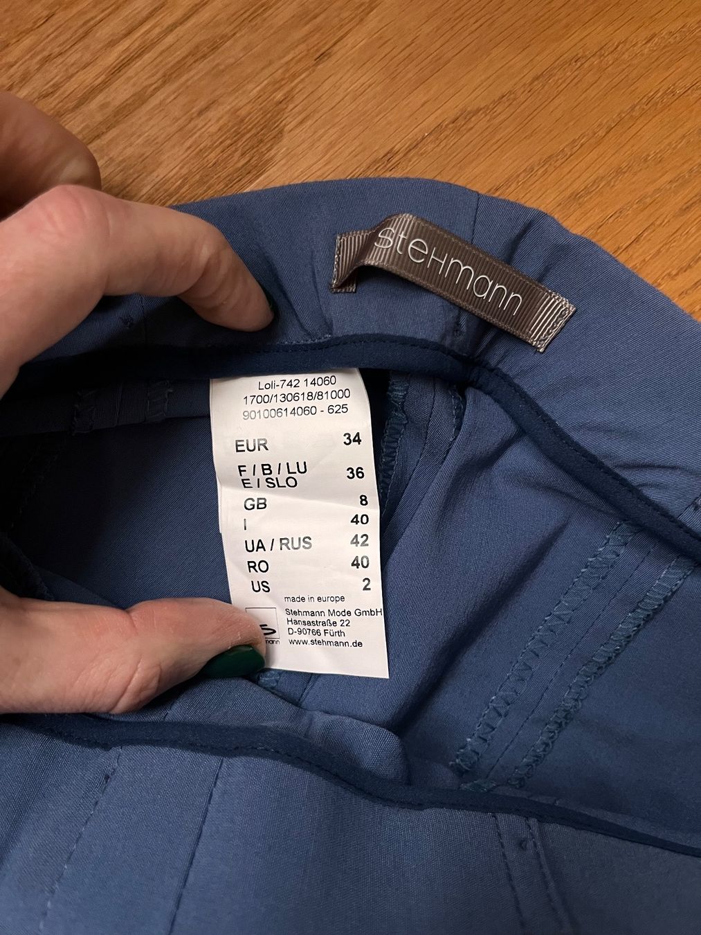 Pantaloni: Hose Stehmann Gr.34 – Usato da Wädenswil venduto da Iana32 2