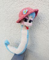 Kinderzimmerdekor Amigurumi Schlange Dekor handgemacht OOAK