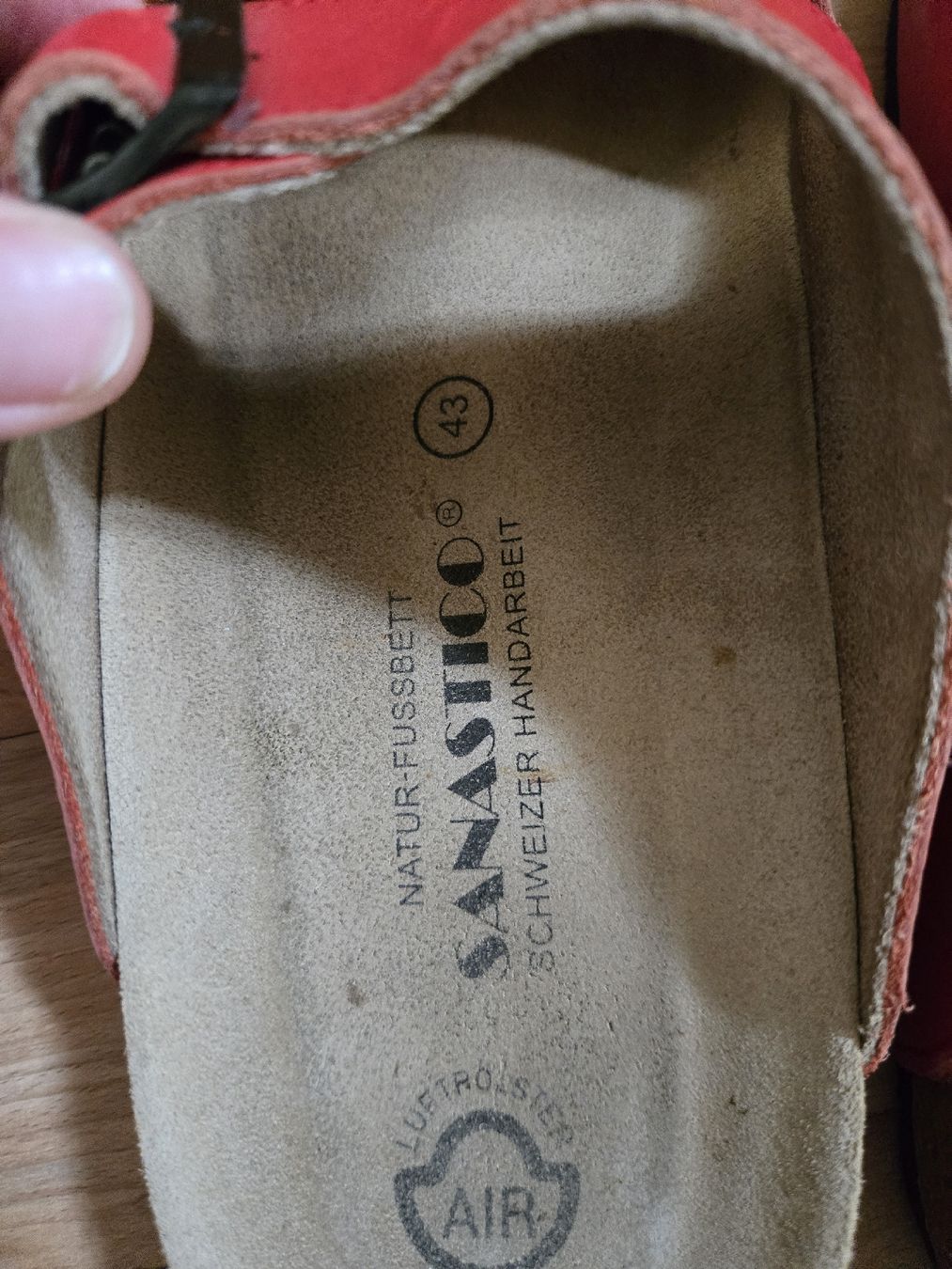 Scarpe da uomo: Sanastico Ledersandalen Gr. 43 – Nuovo (secondo la descrizione) da Unterterzen venduto da elebo 3