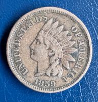 USA 1 Cent 1859 Indian Head