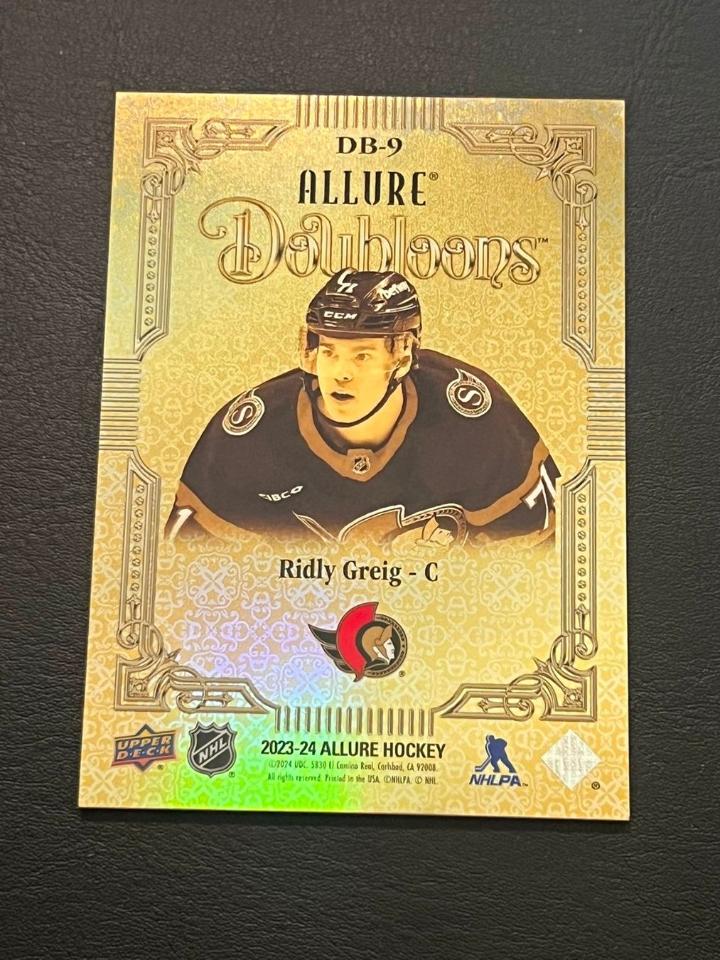 NHL Sammelbilder & Trading cards: Ridly Greig 2023-24 Doubloons Ottawa Senators – Neu (gemäss Beschreibung) aus Möhlin von SwissHockeyCards 1