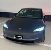 Tesla 2025 Model 3 RWD grey stealth