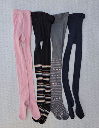 4er Set Strumpfhosen Mädchen Gr. 116